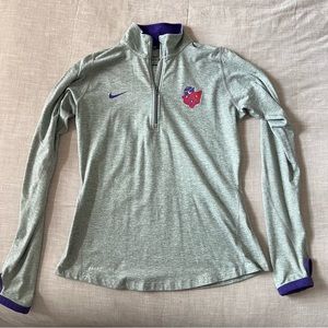 Linfield College Nike dri-fit quarter zip